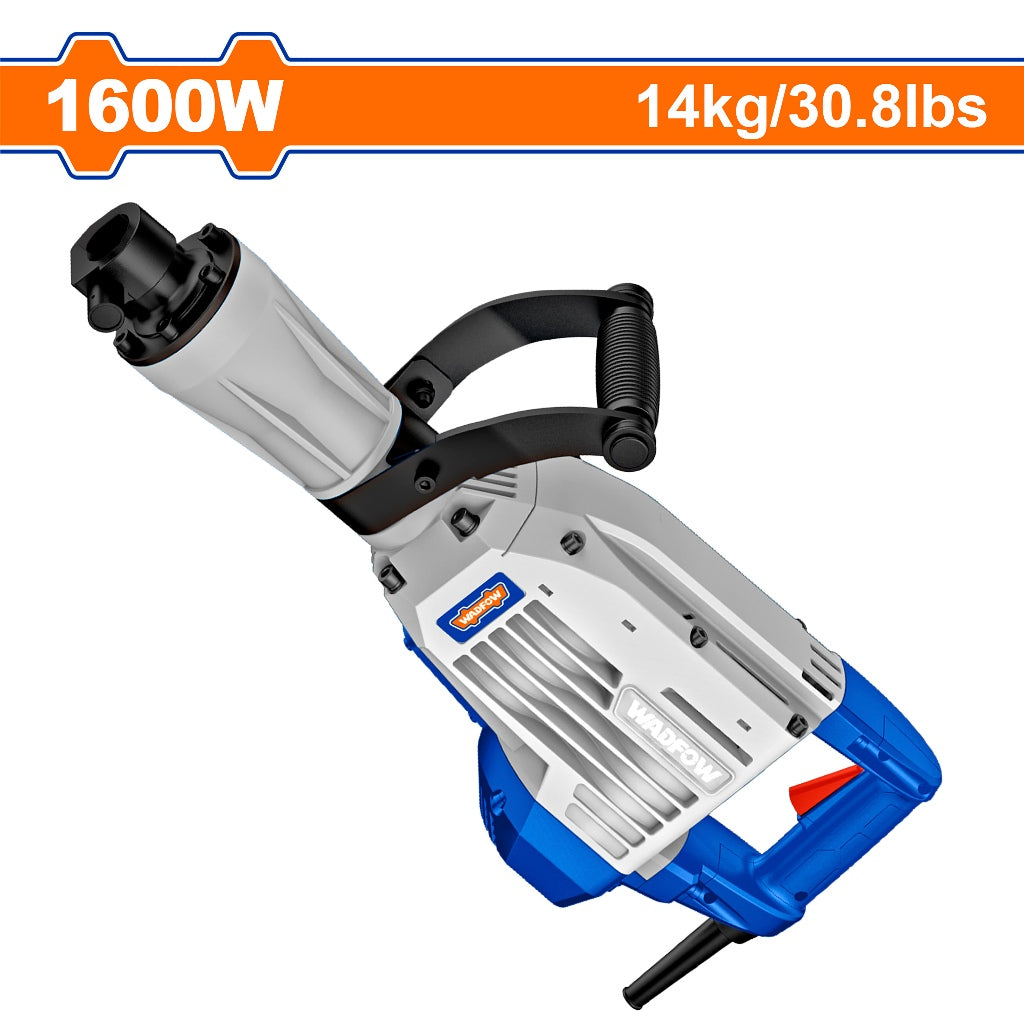 Wadfow WDB1D80 Demolition Breaker | Jack Hammer 1600W with 1pc x SDS Chisel
