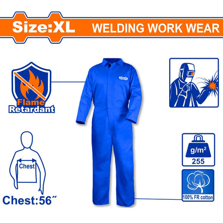 Wadfow WAU0102.L/WAU0102.XL Flame-Retardant Cover All for Fire Safety Large/X-Large
