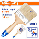 Wadfow WPB2491 9PCS/Set 25mm-100mm Paint Brush For Oil-Based With Wooden Handle Wall