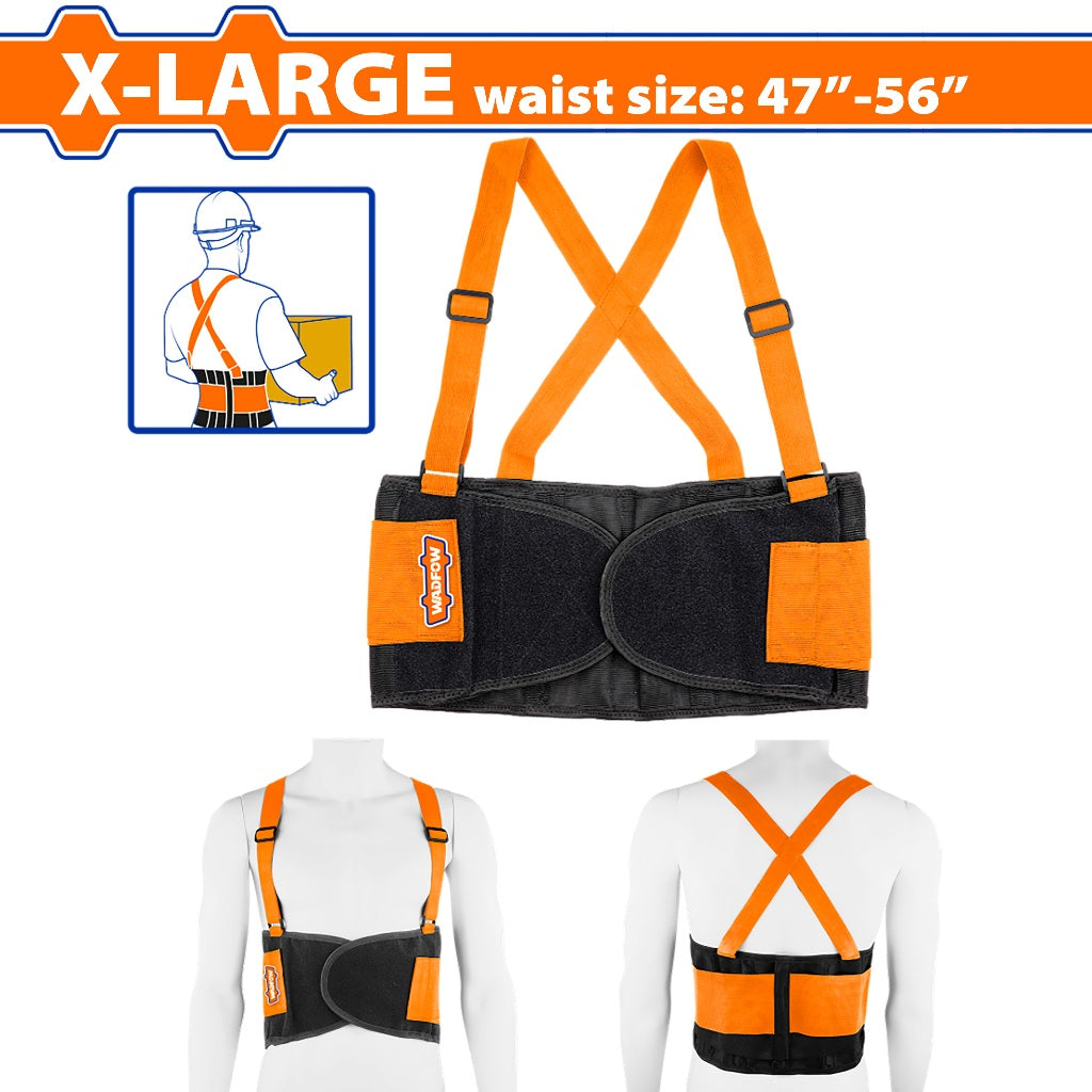 Wadfow  Load-Bearing Back Support Belt Combo Kit with Protective Knee Pads WKP9002 WAD-HT