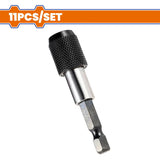 Wadfow  11PCS/Set Cr-V Material Screwdriver Bits WSV8K31 WAD-HT