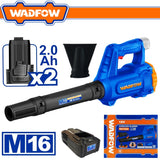 Wadfow by Winland M6/16V Lithium-Ion Cordless Air Blower w/2pcs battery & Charger WBLP16182 WAD-CT