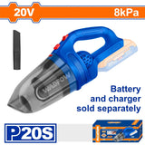 Wadfow by Winland P20S/20V Lithium-Ion Cordless Vacuum Cleaner 0.45L(≥8KPA) WLV2020 WAD-CT