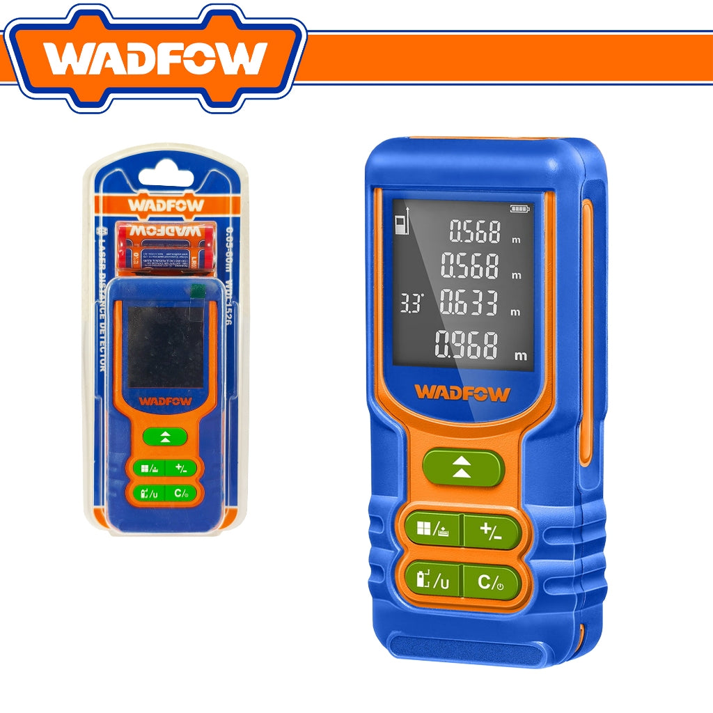 Wadfow by Winland Green Light Laser Distance Detector 0.05-60M (WDL1526)
