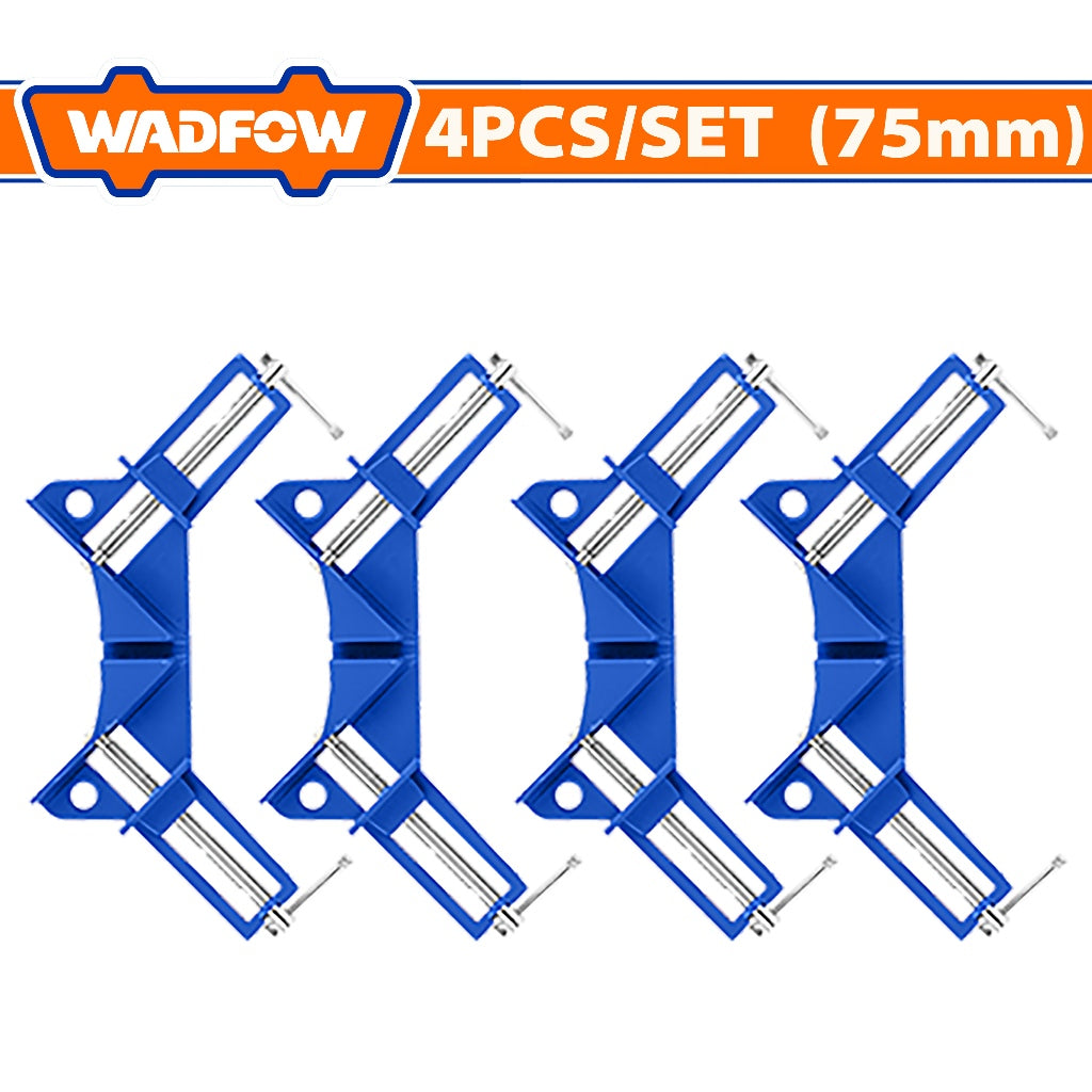 Wadfow 4pieces/Set Aluminum Alloy Heavy duty Miter Corner Clamp 75mm(3in) WACC4504 WAD-HT
