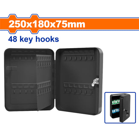 Wadfow 2.4L | 3L | 5.4L Metal Key Cabinet with 20Keys, 48 Keys, 80-Keys Capacity WYSX1H01 (WHT)