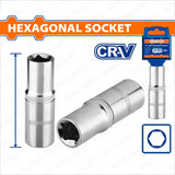 Wadfow 1/2-Inches Deep Hexagonal Socket 13 | 14 | 16 | 19 | 21 | 23 | 30 WAD-HT