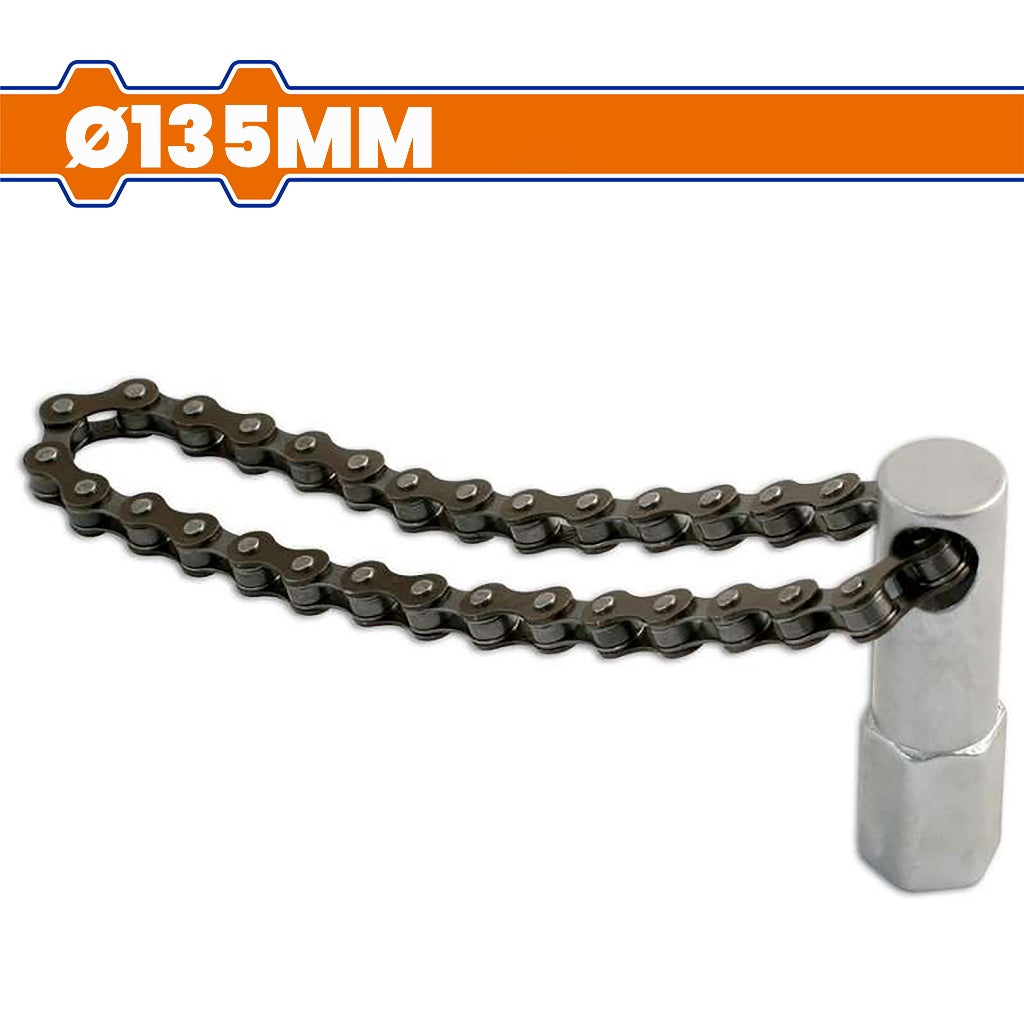 Wadfow  1/2-inches Square Drive Chain Oil Filter Chain Wrench Ø135mm WUL2550 WAD-HT