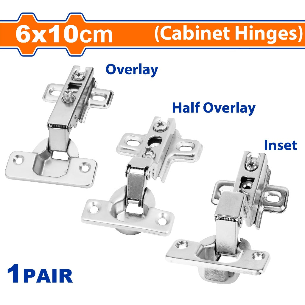 Wadfow  6 x 10cm Concealed Hinges Cabinet / Hydraulic Hinges (Cabinet Door Hinges) WAD-HT