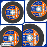 Wadfow  14in 355mm Abrasive Metal Cutting Disc Cut Off Wheel for Cut Off Machine WAC9314