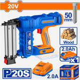 Wadfow P20S/20V Cordless Brad Nailer for Wall Wood Nailing (WCT)