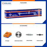 Wadfow P20S/20V Lithium-Ion Cordless Grass Trimmer Weeder Lawn Mower WGTP5116 WAD-CT