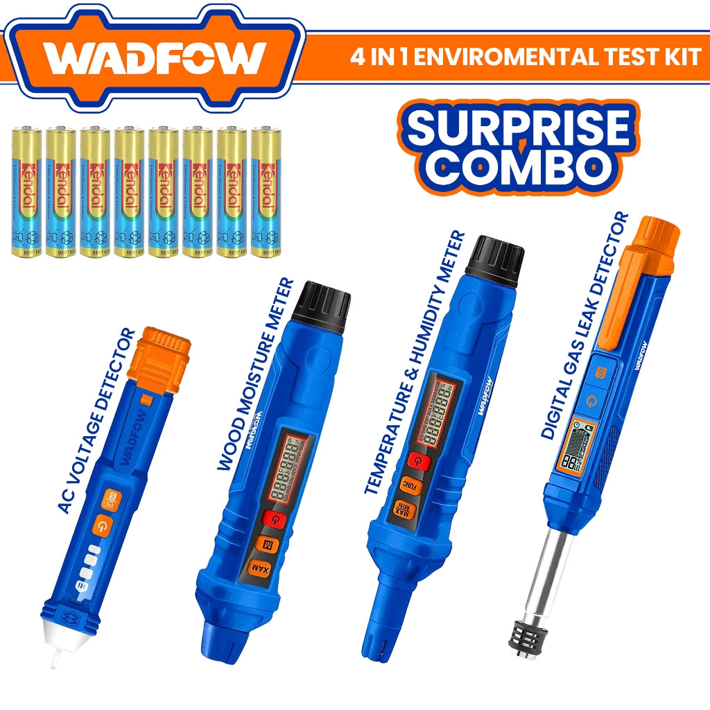 Wadfow by Winland 4 in 1 Combo Environmental Test kit WETK1402 WAD-PT