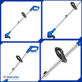 Wadfow P20S/20V Lithium-Ion Cordless Grass Trimmer Weeder Lawn Mower WGTP5116 WAD-CT