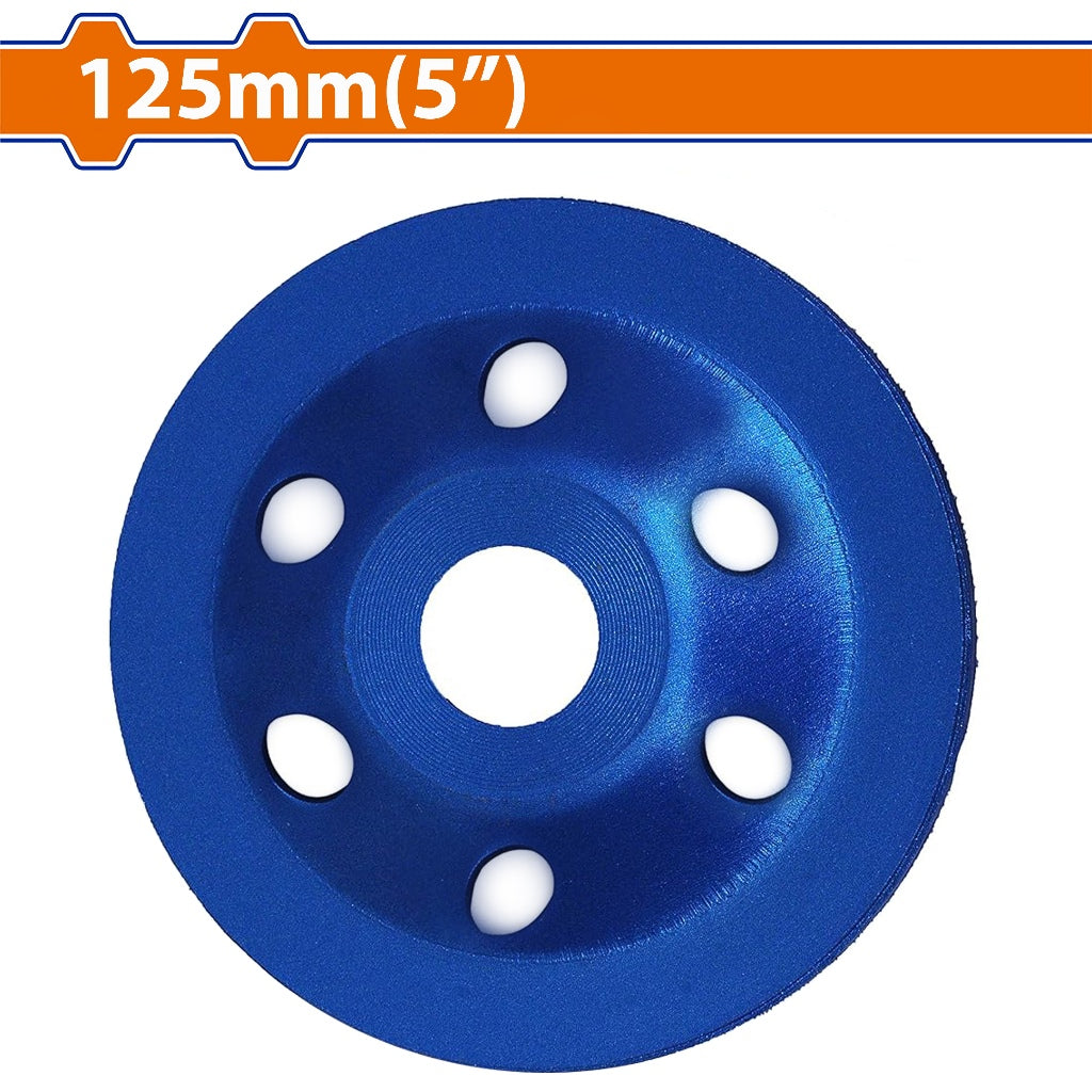 Wadfow 125mm(5inches) Wet Grinding Diamond Cup Wheels Disc (SOLD PER PIECE) WXK1500