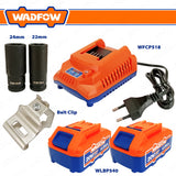Wadfow by Winland P20S/20V Brushless Motor Lithium-Ion Cordless Impact Wrench 780NM WCD1B78 WAD-CT