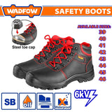 Wadfow SB Class, Split Leather and Dual Density PU Sole Safety Boots WAD-HT