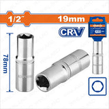 Wadfow 1/2-Inches Deep Hexagonal Socket 13 | 14 | 16 | 19 | 21 | 23 | 30 WAD-HT