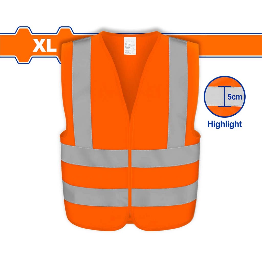 Wadfow High Reflective Strip / Reflection Vest With Tricot Waistcoat (WHT)