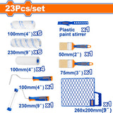 Wadfow  23-in-1 Cylinder Brush Set / Paint Set WCB3H23 WAD-HT