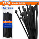 Wadfow 800PCS/Set Multipurpose Nylon Cable Ties Self Locking Zip Ties Cable WTE1234