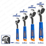 Wadfow Set of 4 pieces Self Adjusting Steel Pipe Wrench WPW1K04 WAD-HT