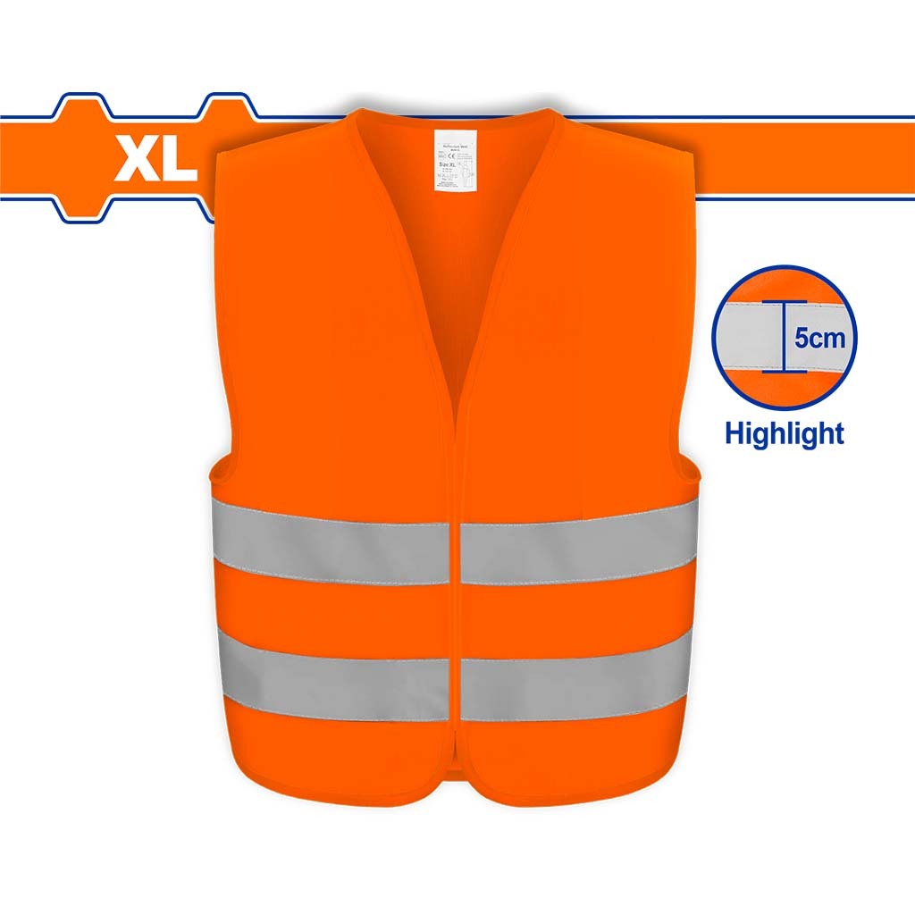 Wadfow High Reflective Strip / Reflection Vest With Tricot Waistcoat (WHT)