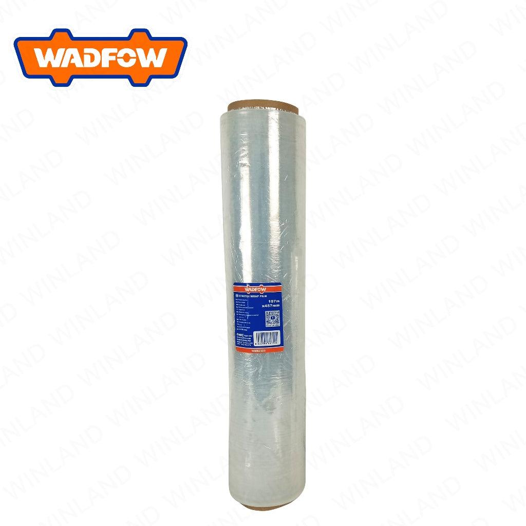 Wadfow  Roll of Transparent Stretch Wrap Film Protective & Durable Wrapping Plastic WAD-HT