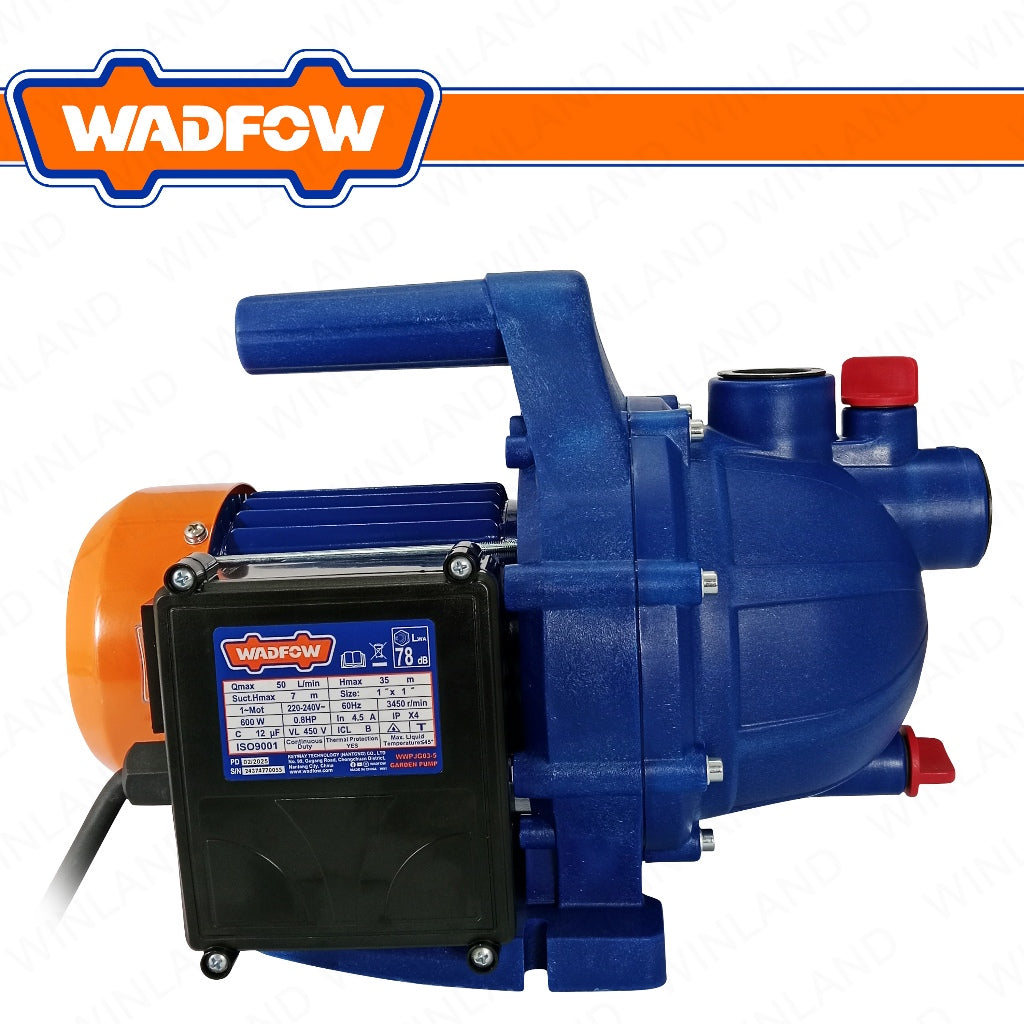 Wadfow  600W(0.8HP) Single Phase Garden Water Pump WWPJG03-5 WAD-PT