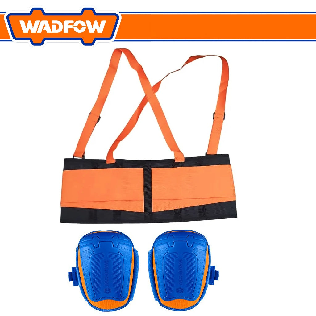 Wadfow  Load-Bearing Back Support Belt Combo Kit with Protective Knee Pads WKP9002 WAD-HT