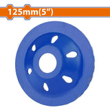 Wadfow 125mm(5inches) Wet Grinding Diamond Cup Wheels Disc (SOLD PER PIECE) WXK1500