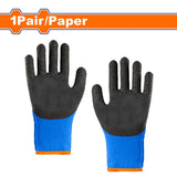 Wadfow  Industrial High Grade Hand Protection Cold Grip Latex Gloves (XL) WXG3803 WAD-HT