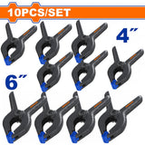 Wadfow  10pieces/Set Spring Clamp with Fiberglass Mixture Body For Woodwork DIY WCZ5510