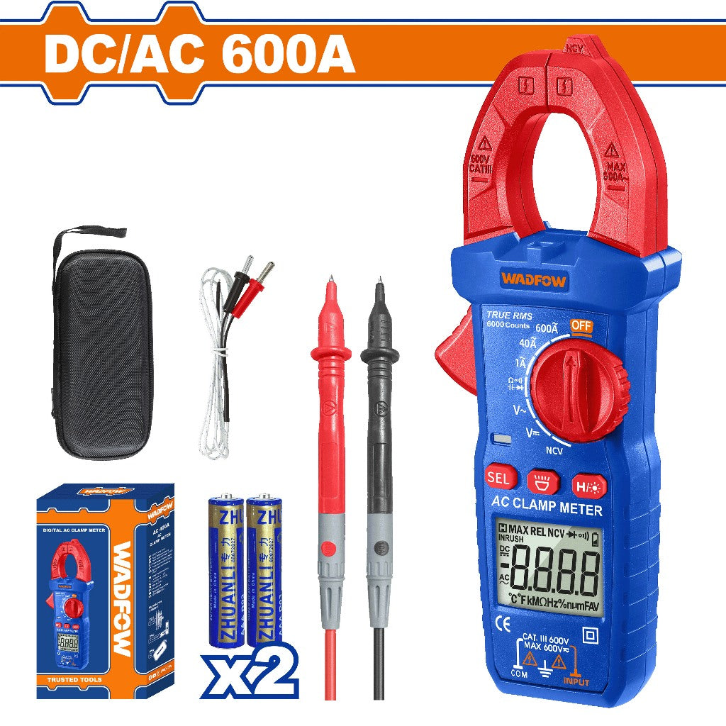 Wadfow Digital Clamp Meter AC/DC Current Tester (WPT)