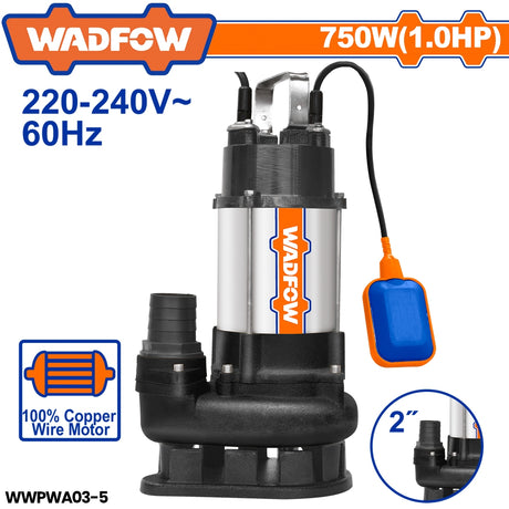 Wadfow Sewage Submersible Water Pump for Dirty Water WAD-PT