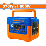 Wadfow Portable Power Station with Smart LCD Screen (WHT)