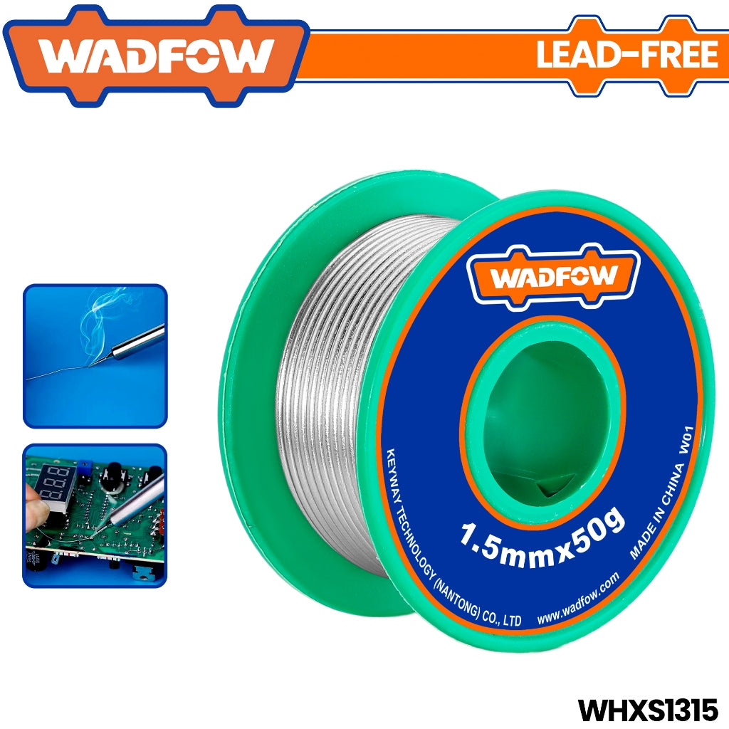 Wadfow 50g Lead-Free Solder Wire (WHT)