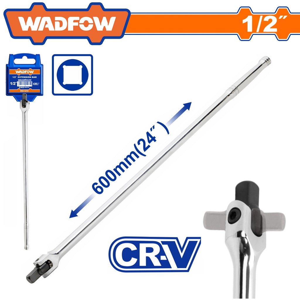 Wadfow 1/2in Drive Flexible Handle 600mm(14") WSC8224 WAD-HT