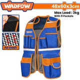 Wadfow by Winland Durable Tools Vest Organizer w/ Multiple Tool Pockets WTG6102 WAD-HT