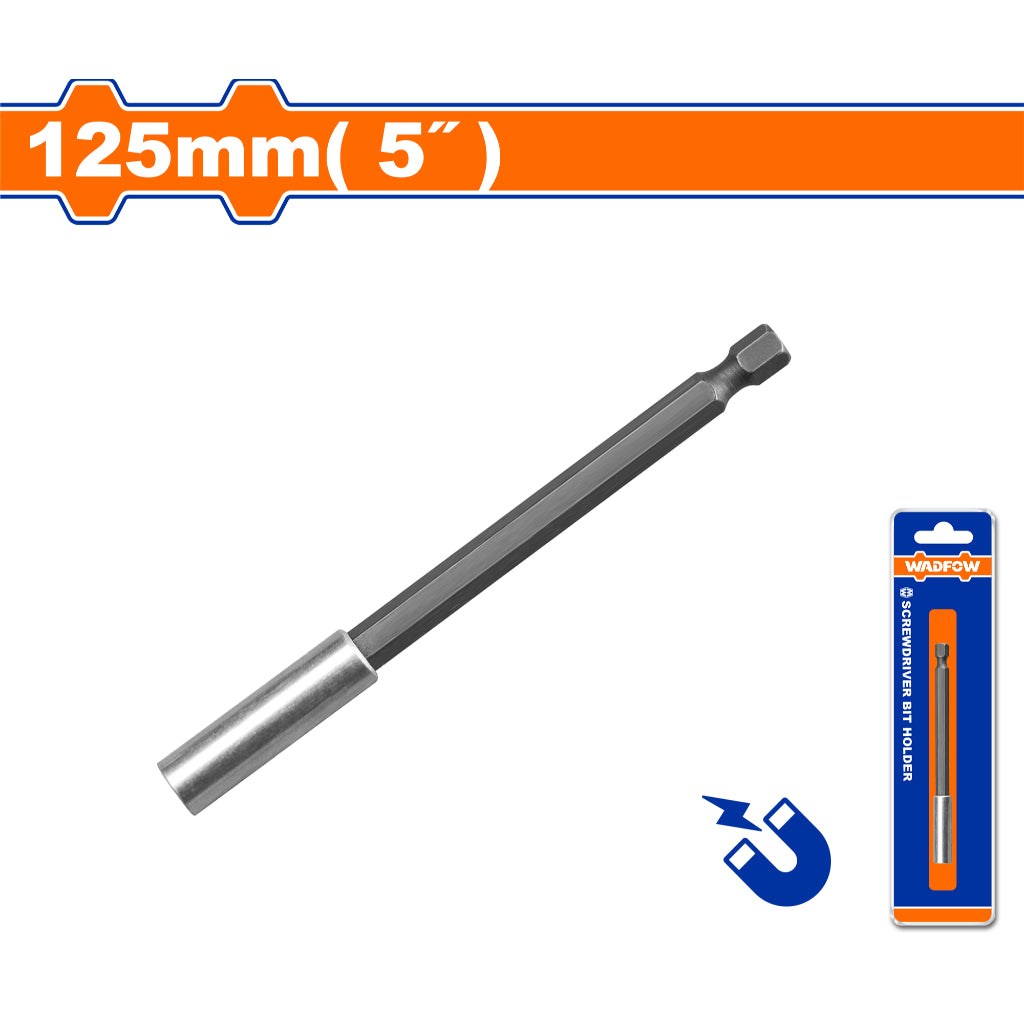 Wadfow Screwdriver Bit Holder 5 Inches/125mm (WHT)