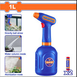 Wadfow Battery Powered Sprayer 3.0V with 1.0 Liters & 1.4 Bar Working Pressure WBSY3701 (WHT)