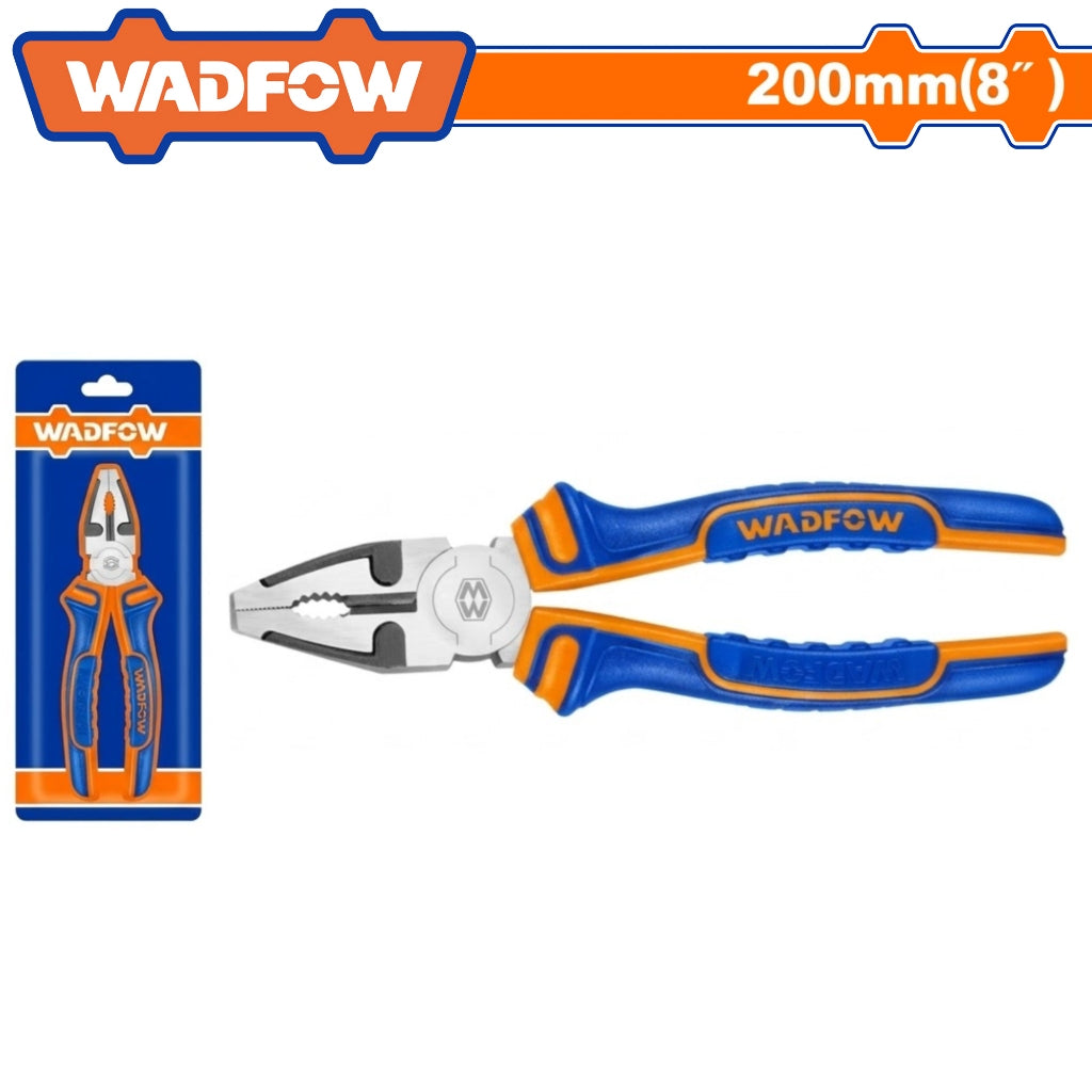 Wadfow by Winland 8 inch Heavy Duty Anti-Rust Insulated Combination Pliers WAD-HT