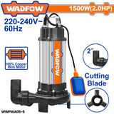 Wadfow Sewage Submersible Water Pump for Dirty Water WAD-PT