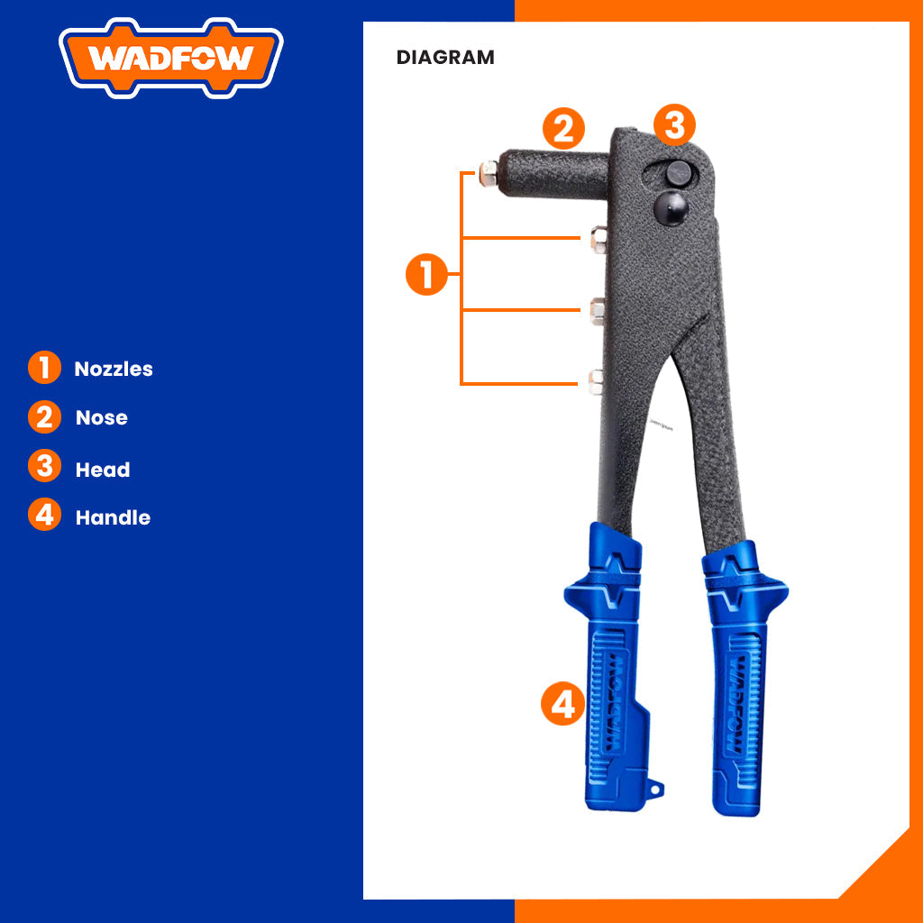 9.5"-10.5" Rivet Hand Riveter Tools Tool