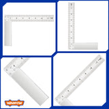 Stainless Steel Angle Ruler With Aluminum Alloy Body 200mm X 27mm