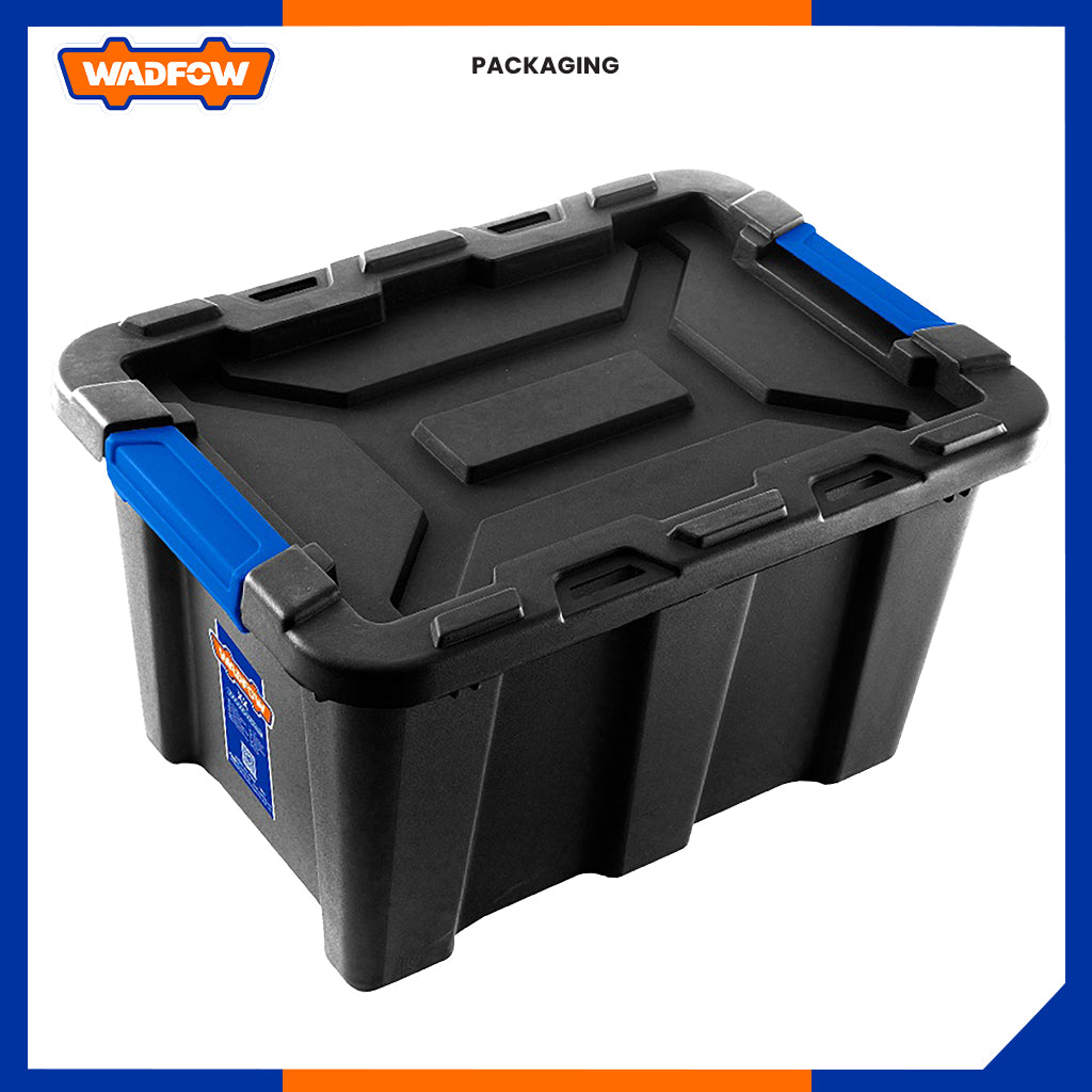 80Liters Stackable Plastic Container - Black WTB3380