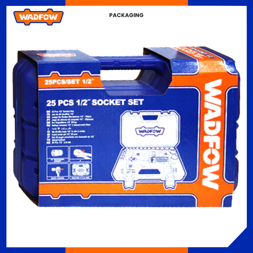 Socket Set Multifunctional Wrenches 25Pcs 1/2 Inches WST2D25