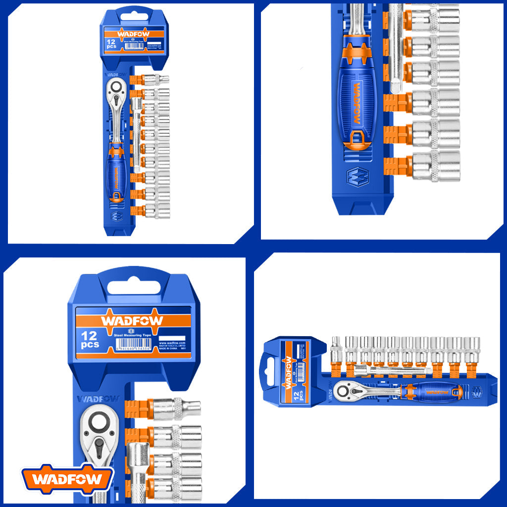 Socket Set 12pcs 1/4 Inches WST4212