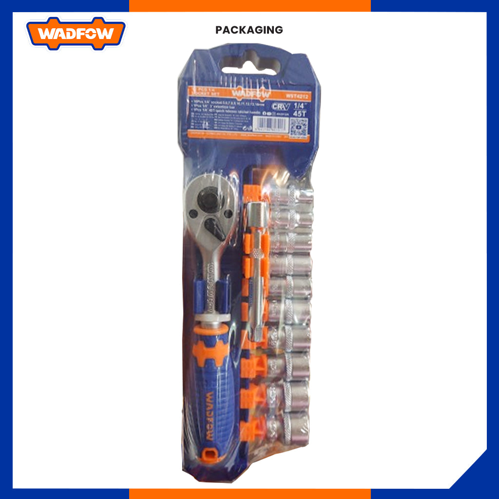 Socket Set 12pcs 1/4 Inches WST4212