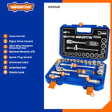 Socket Set Multifunctional Wrenches 25Pcs 1/2 Inches WST2D25